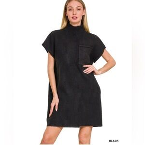 Zenana Outfitters Black Midi Dress